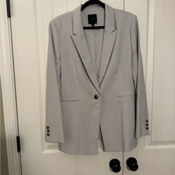 Alex Marie light grey pants and skirt suit set- 3 piece EUC - Picture 1 of 11
